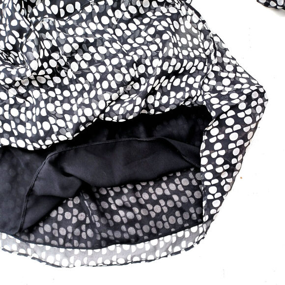 DVF Silk Off Shoulder Polka Dot Blouse | French Girl Summer | Vacation Look  NEW - Picture 14 of 16